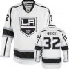 Pánské NHL Los Angeles Kings dresy 32 Jonathan Quick Authentic Bílý Reebok Venkovní hokejové dresy