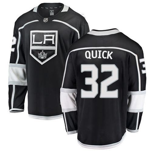 Pánské NHL Los Angeles Kings dresy 32 Jonathan Quick Breakaway Černá Fanatics Branded Domácí