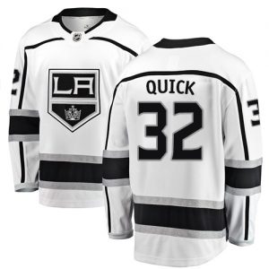 Pánské NHL Los Angeles Kings dresy 32 Jonathan Quick Breakaway Bílý Fanatics Branded Venkovní