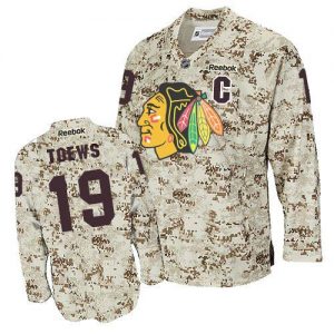 Pánské NHL Chicago Blackhawks dresy 19 Jonathan Toews Authentic Camouflage Reebok