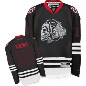 Pánské NHL Chicago Blackhawks dresy 19 Jonathan Toews Authentic New Černá Reebok hokejové dresy