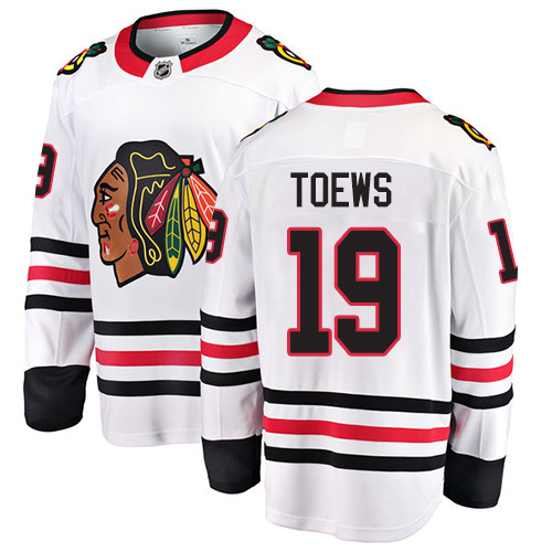 Pánské NHL Chicago Blackhawks dresy 19 Jonathan Toews Breakaway Bílý Fanatics Branded Venkovní