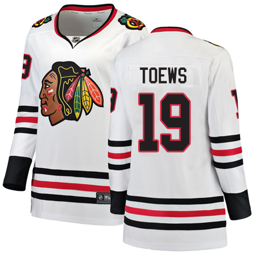 Dámské NHL Chicago Blackhawks dresy 19 Jonathan Toews Breakaway Bílý Fanatics Branded Venkovní