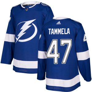 Pánské NHL Tampa Bay Lightning dresy 47 Jonne Tammela Authentic královská modrá Adidas Domácí