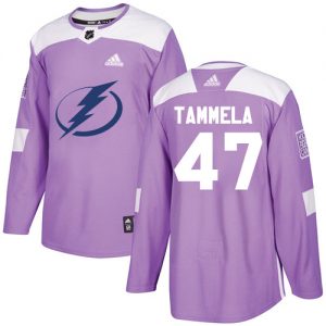 Dětské NHL Tampa Bay Lightning dresy 47 Jonne Tammela Authentic Nachový Adidas Fights Cancer Practice
