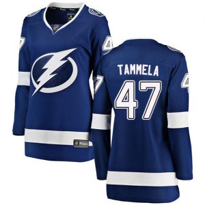 Dámské NHL Tampa Bay Lightning dresy 47 Jonne Tammela Breakaway královská modrá Fanatics Branded Domácí
