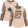 Dámské NHL San Jose Sharks dresy 27 Joonas Donskoi Authentic Camo Adidas Veterans Day Practice