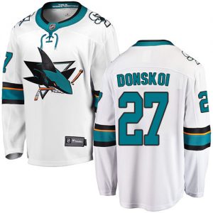 Dětské NHL San Jose Sharks dresy 27 Joonas Donskoi Breakaway Bílý Fanatics Branded Venkovní