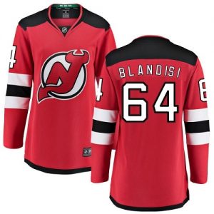 Dámské NHL New Jersey Devils dresy 64 Joseph Blandisi Breakaway Červené Fanatics Branded Domácí
