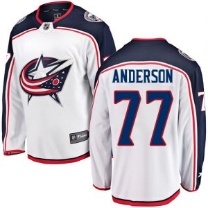 Dětské NHL Columbus Blue Jackets dresy 77 Josh Anderson Breakaway Bílý Fanatics Branded Venkovní