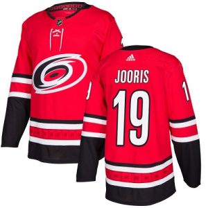 Pánské NHL Carolina Hurricanes dresy 19 Josh Jooris Authentic Červené Adidas Domácí