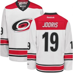 Pánské NHL Carolina Hurricanes dresy 19 Josh Jooris Authentic Bílý Reebok Venkovní hokejové dresy