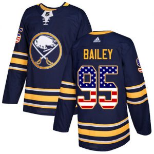 Dámské NHL Buffalo Sabres dresy Justin Bailey 95 Authentic Námořnická modrá Adidas USA Flag Fashion