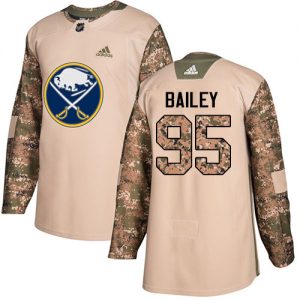 Dětské NHL Buffalo Sabres dresy Justin Bailey 95 Authentic Camo Adidas Veterans Day Practice