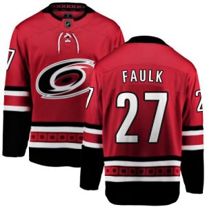 Pánské NHL Carolina Hurricanes dresy 27 Justin Faulk Breakaway Červené Fanatics Branded Domácí