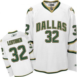 Pánské NHL Dallas Stars dresy 32 Kari Lehtonen Authentic Bílý Reebok Alternativní hokejové dresy