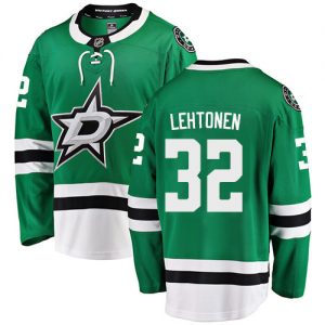 Pánské NHL Dallas Stars dresy 32 Kari Lehtonen Breakaway Zelená Fanatics Branded Domácí