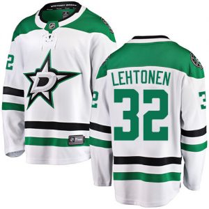 Pánské NHL Dallas Stars dresy 32 Kari Lehtonen Breakaway Bílý Fanatics Branded Venkovní