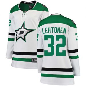 Dámské NHL Dallas Stars dresy 32 Kari Lehtonen Breakaway Bílý Fanatics Branded Venkovní