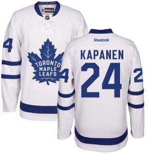 Pánské NHL Toronto Maple Leafs dresy 24 Kasperi Kapanen Authentic Bílý Reebok Venkovní hokejové dresy