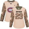 Dámské NHL Montreal Canadiens dresy 29 Ken Dryden Authentic Camo Adidas Veterans Day Practice