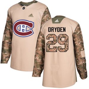 Dětské NHL Montreal Canadiens dresy 29 Ken Dryden Authentic Camo Adidas Veterans Day Practice