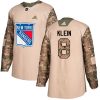 Pánské NHL New York Rangers dresy 8 Kevin Klein Authentic Camo Adidas Veterans Day Practice