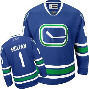 Dámské NHL Vancouver Canucks dresy 1 Kirk Mclean Authentic královská modrá Reebok New Alternativní