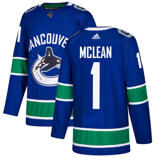 Dětské NHL Vancouver Canucks dresy 1 Kirk Mclean Authentic modrá Adidas Domácí