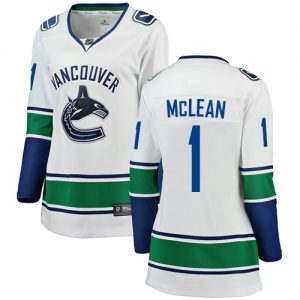Dámské NHL Vancouver Canucks dresy 1 Kirk Mclean Breakaway Bílý Fanatics Branded Venkovní