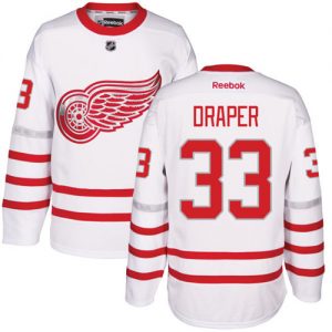 Pánské NHL Detroit Red Wings dresy 33 Kris Draper Authentic Bílý Reebok 2017 Centennial Classic