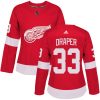 Dámské NHL Detroit Red Wings dresy 33 Kris Draper Authentic Červené Adidas Domácí