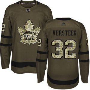 Dětské NHL Toronto Maple Leafs dresy 32 Kris Versteeg Authentic Zelená Adidas Salute to Service