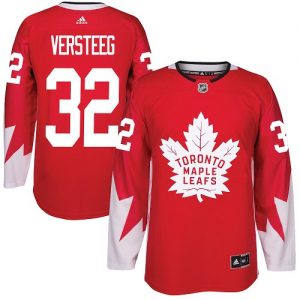 Dětské NHL Toronto Maple Leafs dresy 32 Kris Versteeg Authentic Červené Adidas Alternate