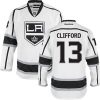 Dámské NHL Los Angeles Kings dresy 13 Kyle Clifford Authentic Bílý Reebok Venkovní hokejové dresy