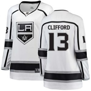Dámské NHL Los Angeles Kings dresy 13 Kyle Clifford Breakaway Bílý Fanatics Branded Venkovní