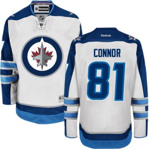 Pánské NHL Winnipeg Jets dresy 81 Kyle Connor Authentic Bílý Reebok Venkovní hokejové dresy