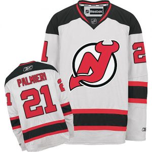 Pánské NHL New Jersey Devils dresy 21 Kyle Palmieri Authentic Bílý Reebok Venkovní hokejové dresy