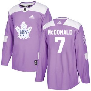 Pánské NHL Toronto Maple Leafs dresy 7 Lanny McDonald Authentic Nachový Adidas Fights Cancer Practice