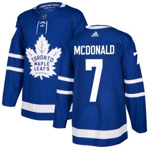 Pánské NHL Toronto Maple Leafs dresy 7 Lanny McDonald Authentic královská modrá Adidas Domácí