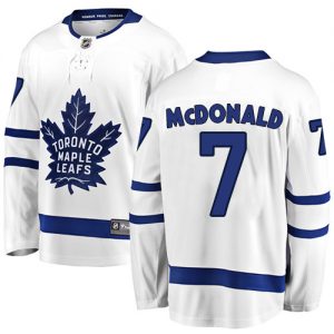 Pánské NHL Toronto Maple Leafs dresy 7 Lanny McDonald Breakaway Bílý Fanatics Branded Venkovní