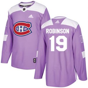 Pánské NHL Montreal Canadiens dresy 19 Larry Robinson Authentic Nachový Adidas Fights Cancer Practice