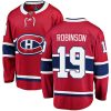 Pánské NHL Montreal Canadiens dresy 19 Larry Robinson Breakaway Červené Fanatics Branded Domácí
