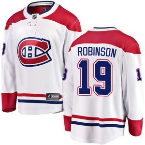 Pánské NHL Montreal Canadiens dresy 19 Larry Robinson Breakaway Bílý Fanatics Branded Venkovní