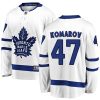 Pánské NHL Toronto Maple Leafs dresy 47 Leo Komarov Breakaway Bílý Fanatics Branded Venkovní