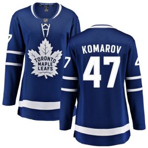 Dámské NHL Toronto Maple Leafs dresy 47 Leo Komarov Breakaway královská modrá Fanatics Branded Domácí