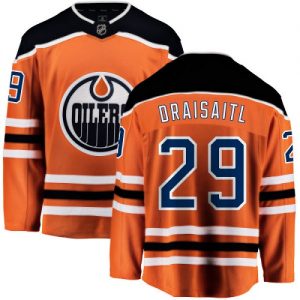 Pánské NHL Edmonton Oilers dresy 29 Leon Draisaitl Breakaway Oranžový Fanatics Branded Domácí