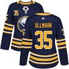 Dámské NHL Buffalo Sabres dresy Linus Ullmark 35 Authentic Námořnická modrá Adidas Domácí