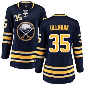 Dámské NHL Buffalo Sabres dresy Linus Ullmark 35 Breakaway Námořnická modrá Fanatics Branded Domácí