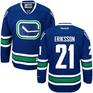 Pánské NHL Vancouver Canucks dresy 21 Loui Eriksson Authentic královská modrá Reebok New Alternativní